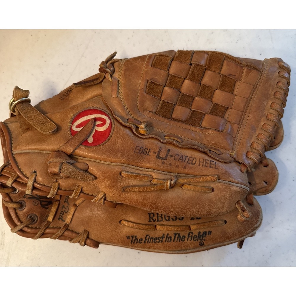 Rawlings RBG39 Edge-U-Cated Heel Jose Canseco 10.5" Fielders Glove Vintage Guc